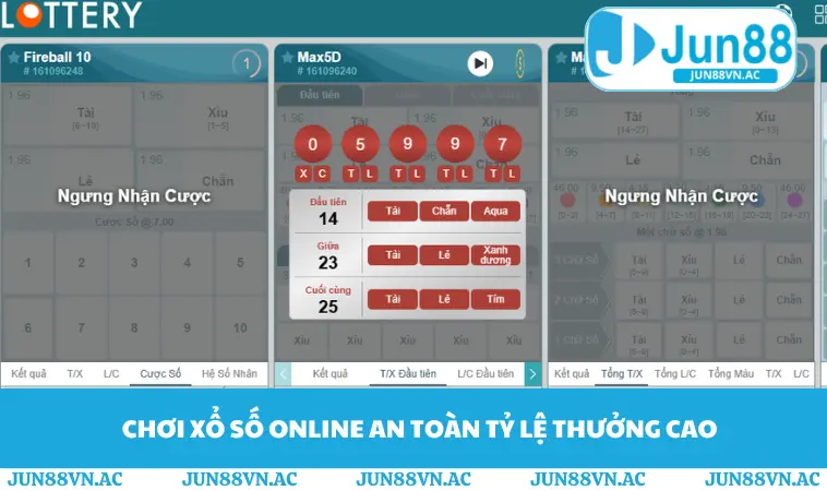 Chơi xổ số online an toàn tỷ lệ thưởng cao