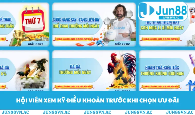 Hội viên xem kỹ điều khoản trước khi chọn ưu đãi