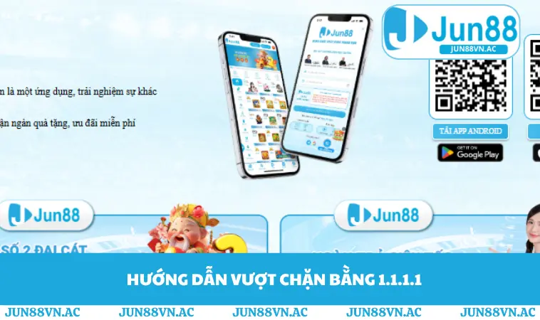 Hướng dẫn vượt chặn bằng 1.1.1.1