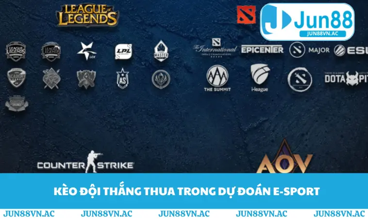 Kèo đội thắng thua trong dự đoán E-sport