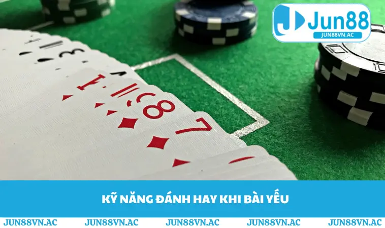 Kỹ năng đánh hay khi bài yếu