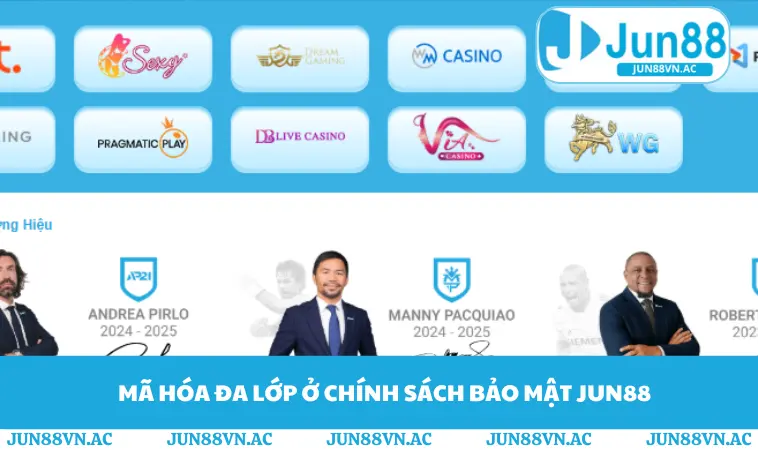 Mã hóa đa lớp ở chính sách bảo mật JUN88