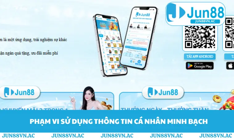 Phạm vi sử dụng thông tin cá nhân minh bạch