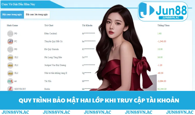Quy trình bảo mật hai lớp khi truy cập tài khoản